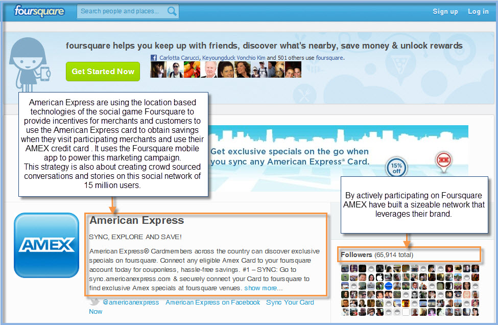 amex foursquare