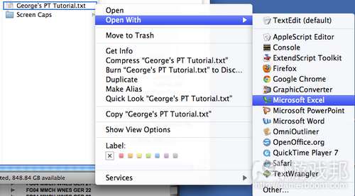 Open With Excel from gamasutra.com