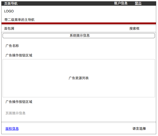 AdMob页面布局 AdMob页面布局