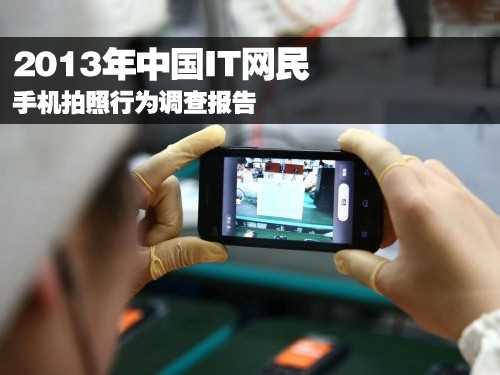2013年中国IT网民手机拍照行为调查报告