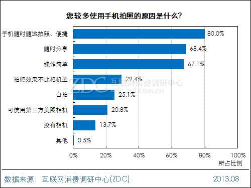 2013年中国IT网民手机拍照行为调查报告 