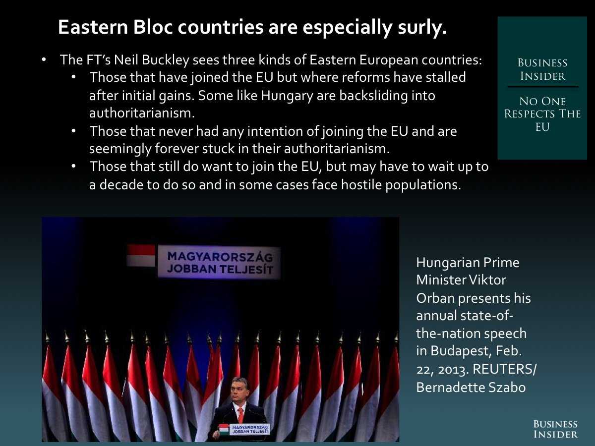 9.  No One Respects The EU