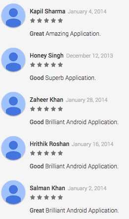 Fake Android Reviews
