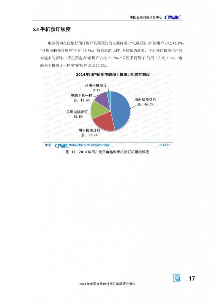 2014年中国在线旅行预订市场研究报告_000023