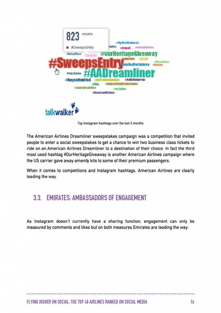 Talkwalker：2015年全球40大航空公司社交媒体分析_000017
