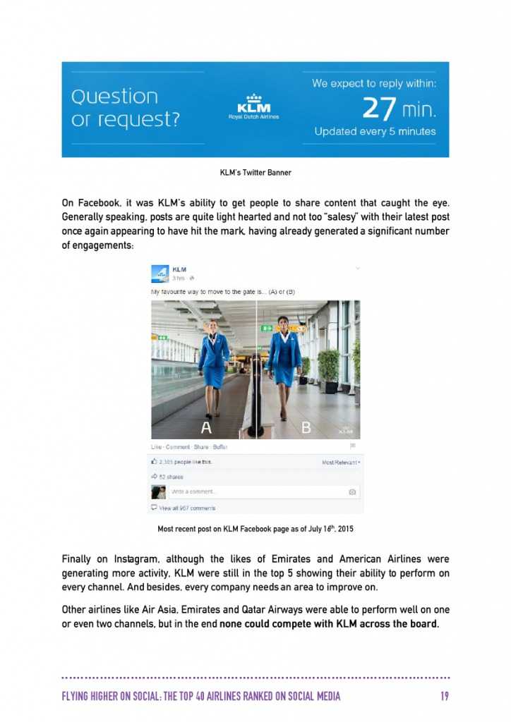 Talkwalker：2015年全球40大航空公司社交媒体分析_000020