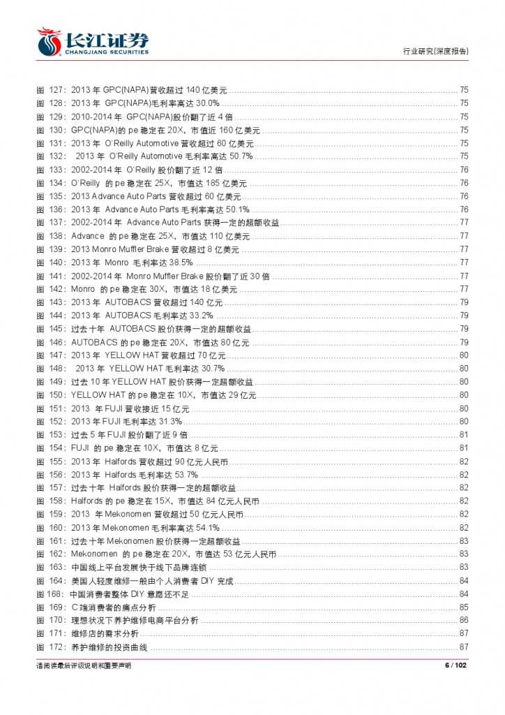 汽车后市场百页系列报告之一： 养护维修，去伪存真_000006