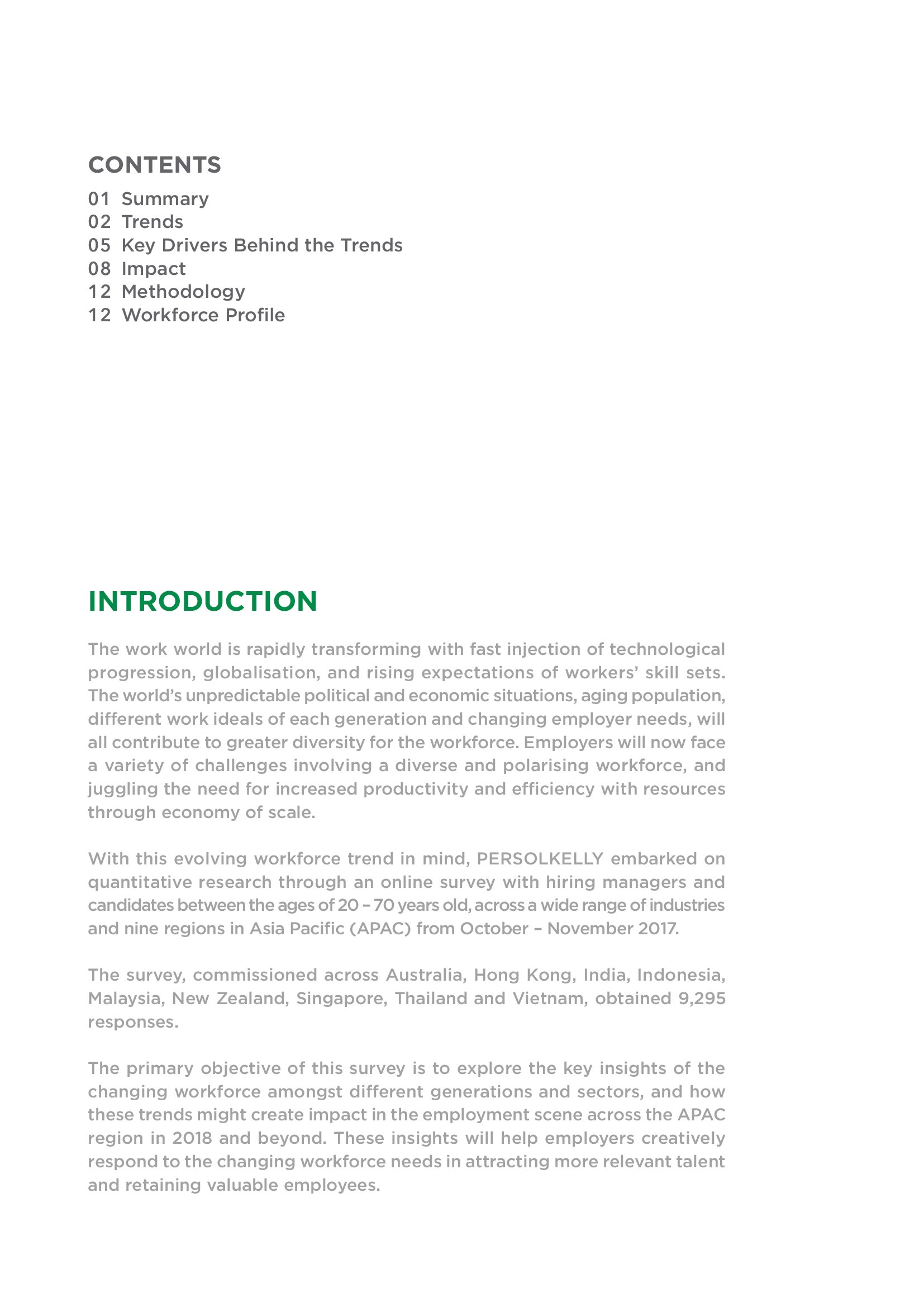 PERSOLKELLY:2018年亚太地区职场洞察报告