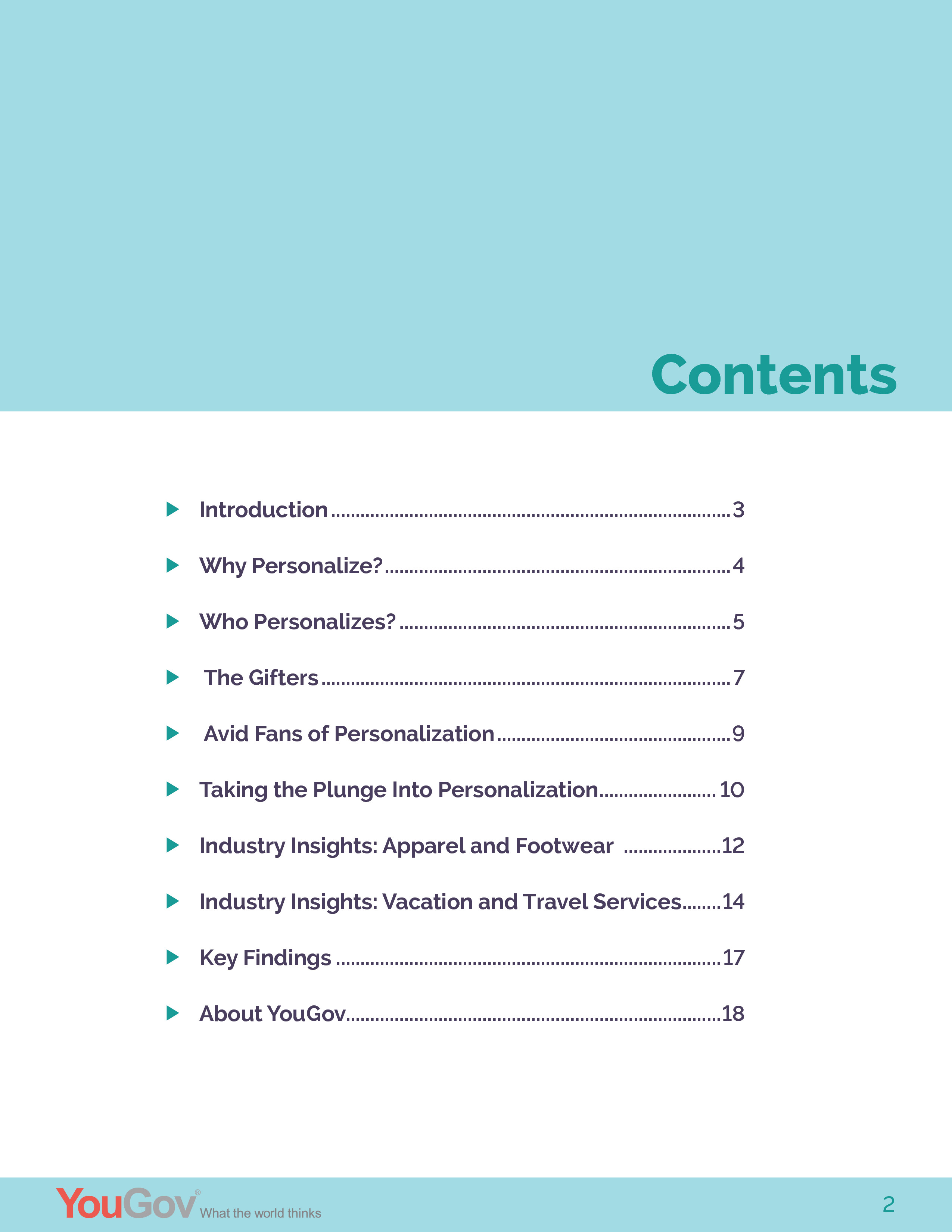 YouGov:美国消费者对个性化的感知报告