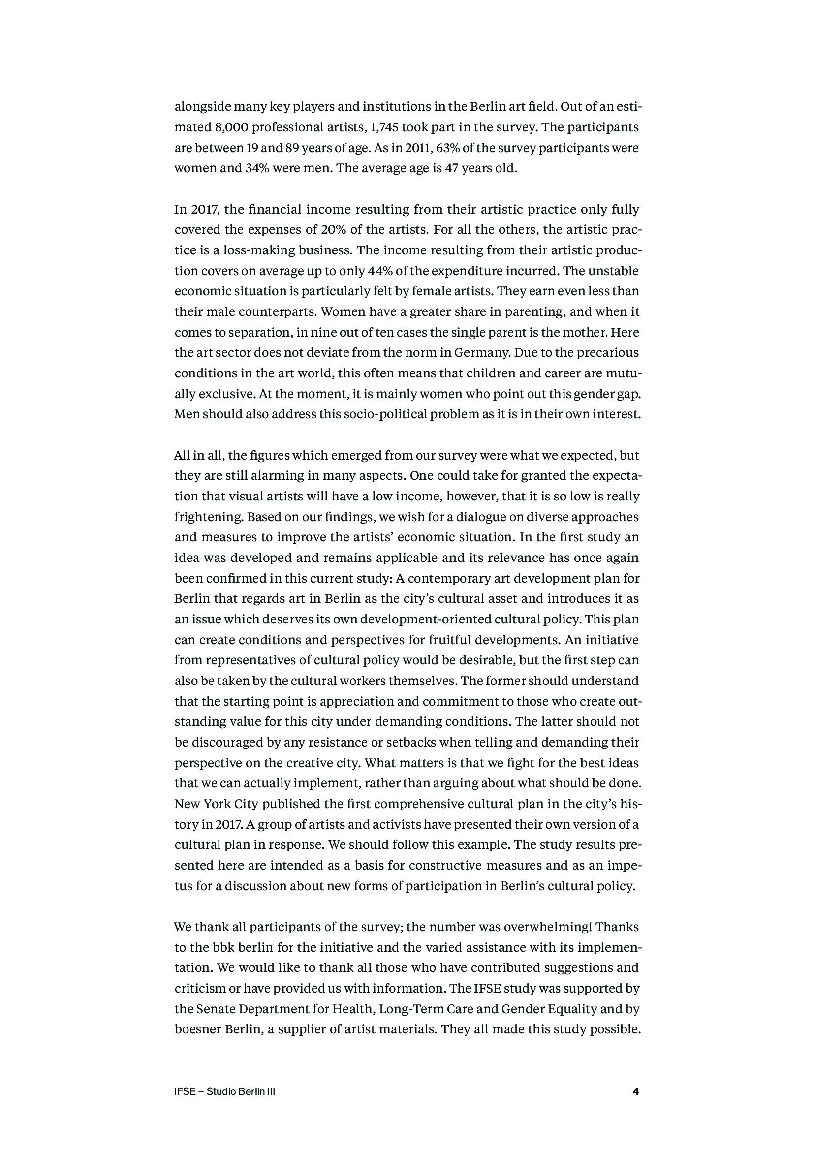 IFSE:2018年艺术家性别鸿沟调查报告