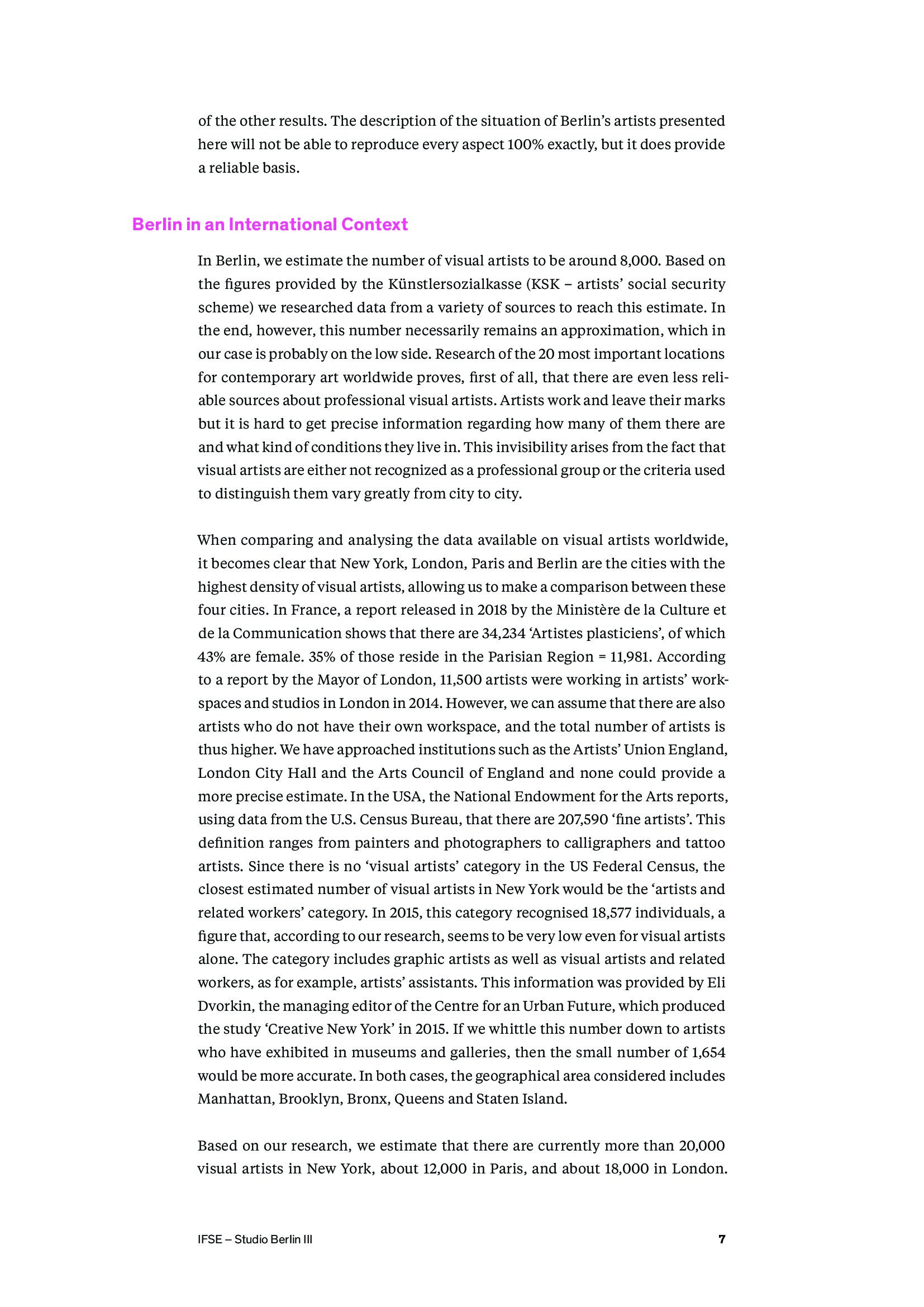 IFSE:2018年艺术家性别鸿沟调查报告