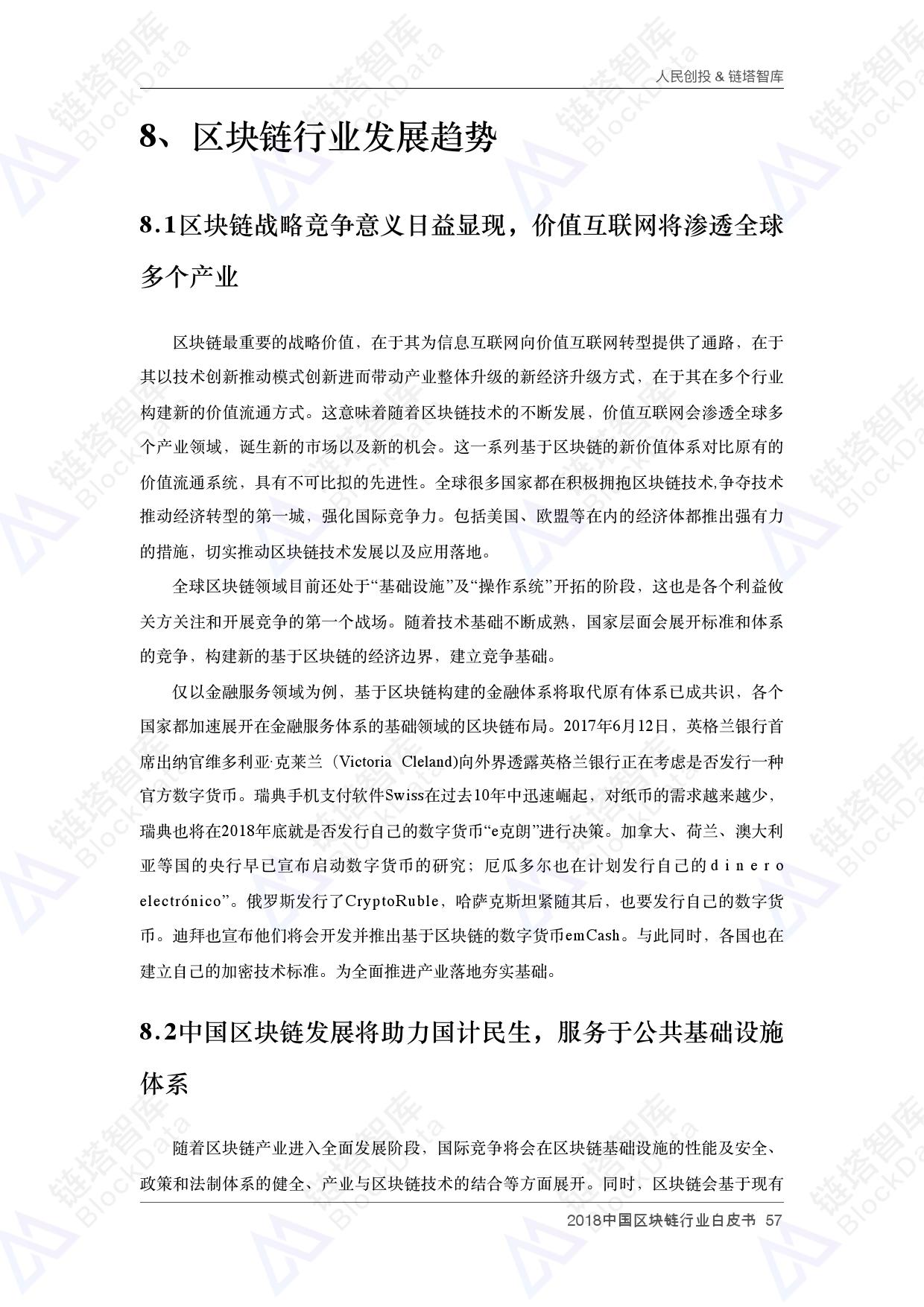 人民创投链塔智库 :2018中国区块链行业白皮书(199it)