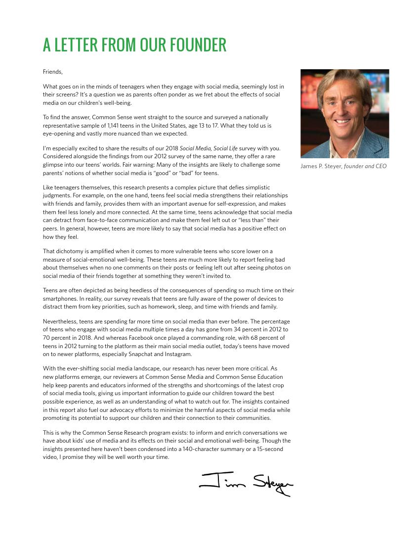 Common Sense:2018年美国社交媒体青少年用户研究报告