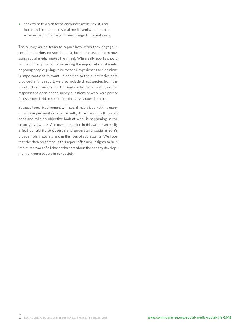 Common Sense:2018年美国社交媒体青少年用户研究报告