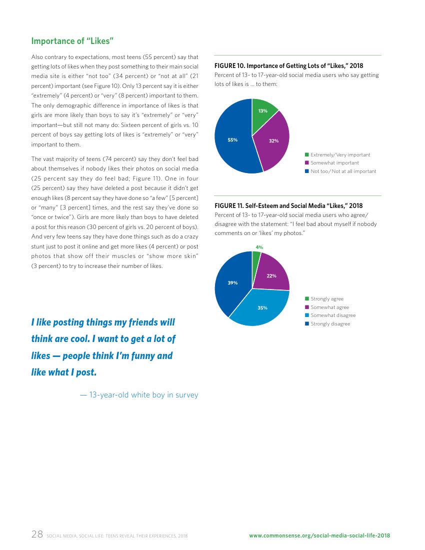 Common Sense:2018年美国社交媒体青少年用户研究报告
