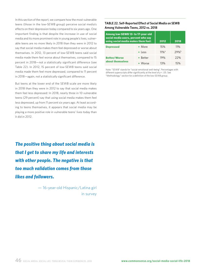 Common Sense:2018年美国社交媒体青少年用户研究报告