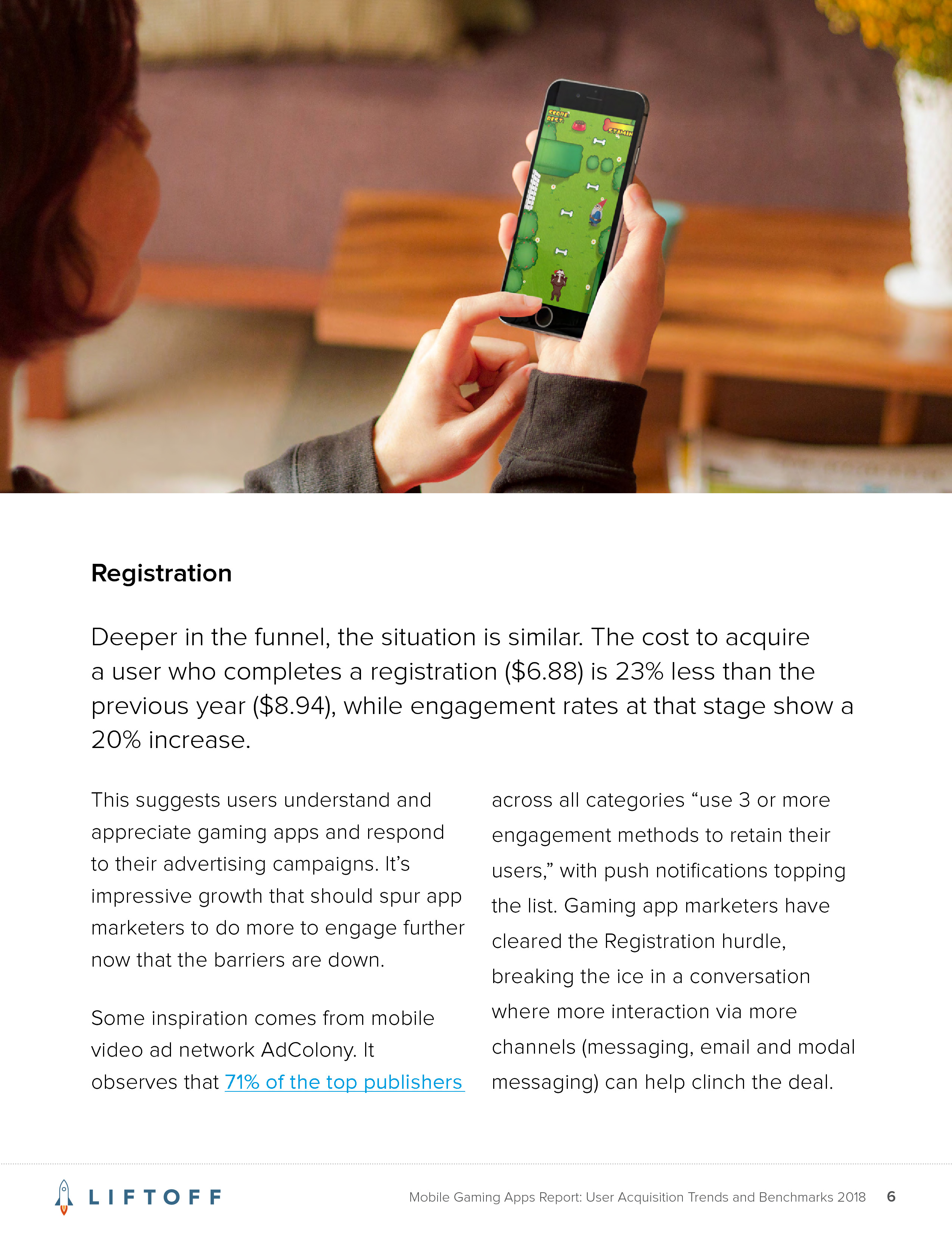 Liftoff:2018年手机游戏应用报告