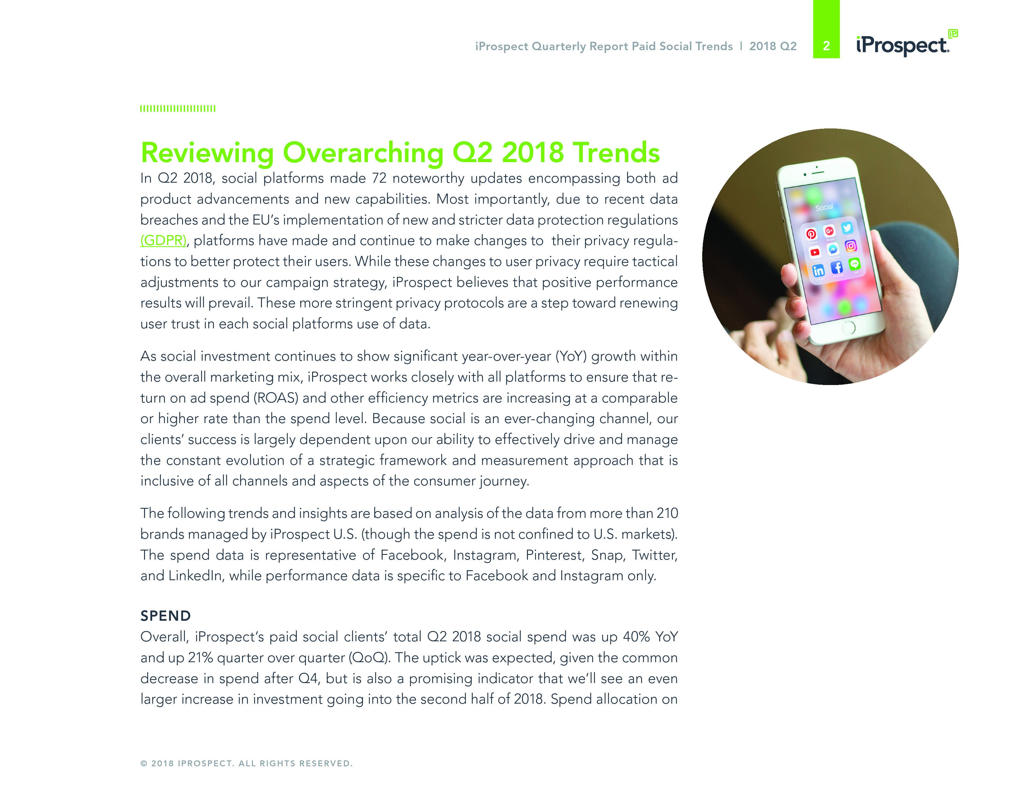 iProspect：2018年Q2社交媒体付费广告趋势报告