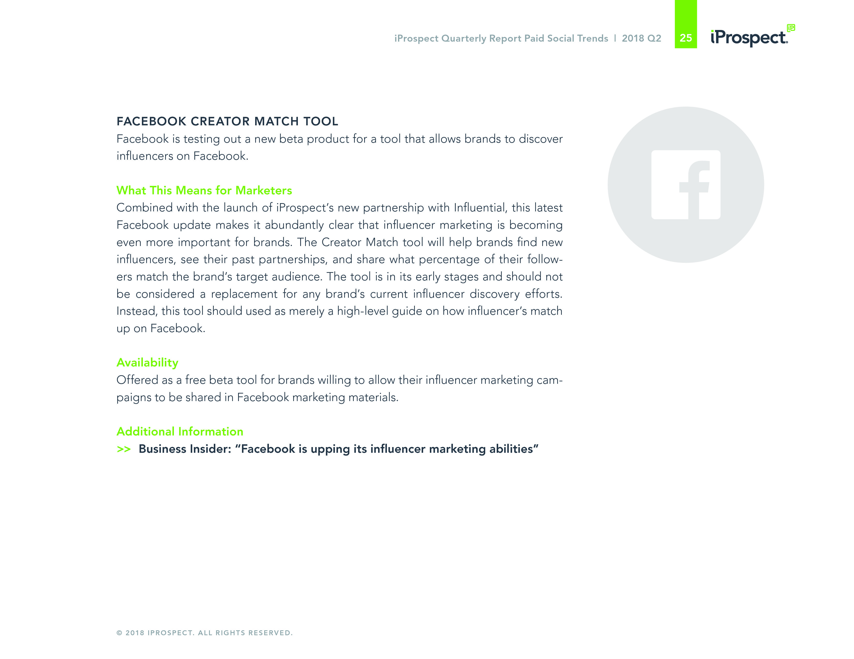 iProspect：2018年Q2社交媒体付费广告趋势报告