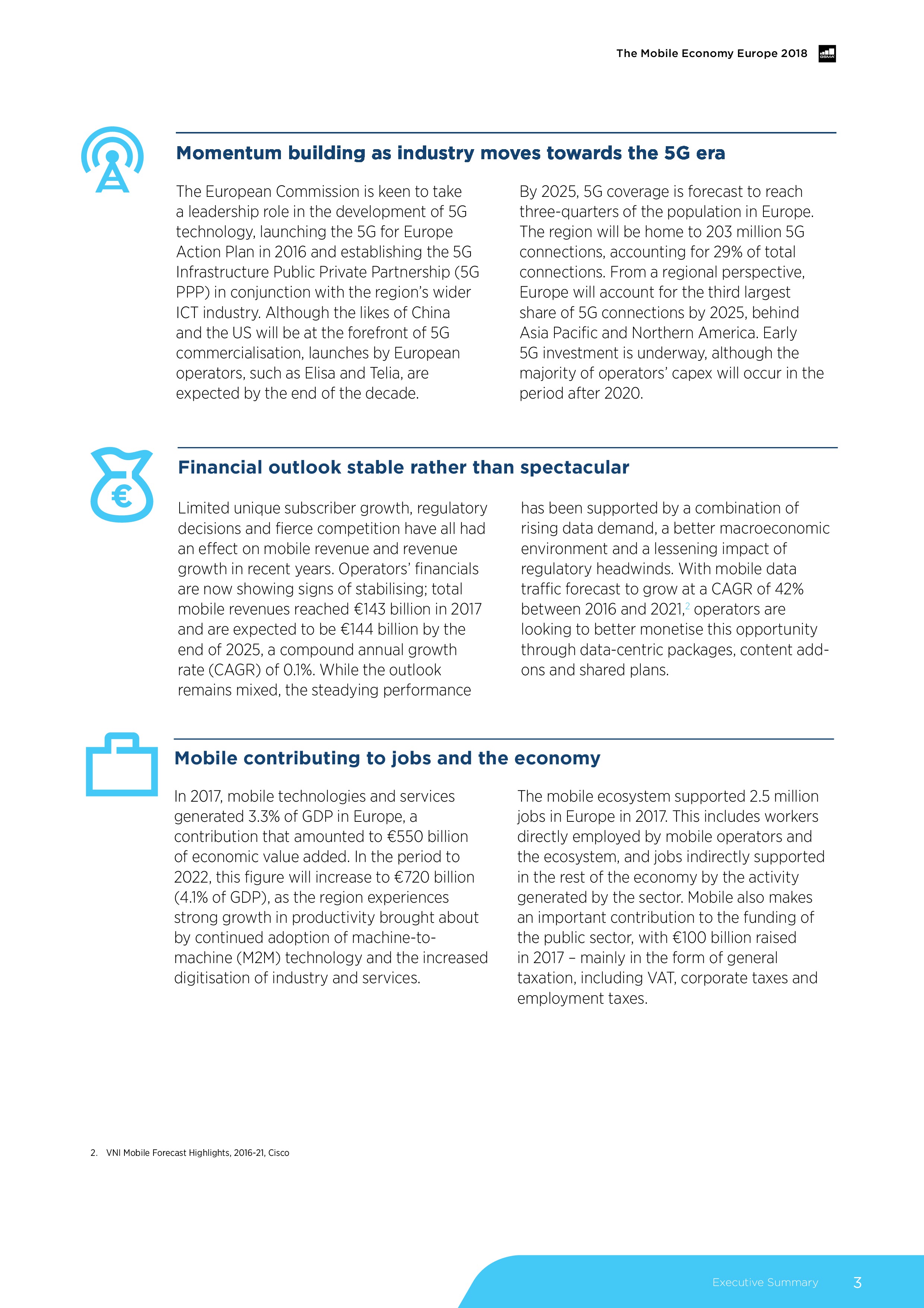 GSMA:2018年欧洲移动经济报告