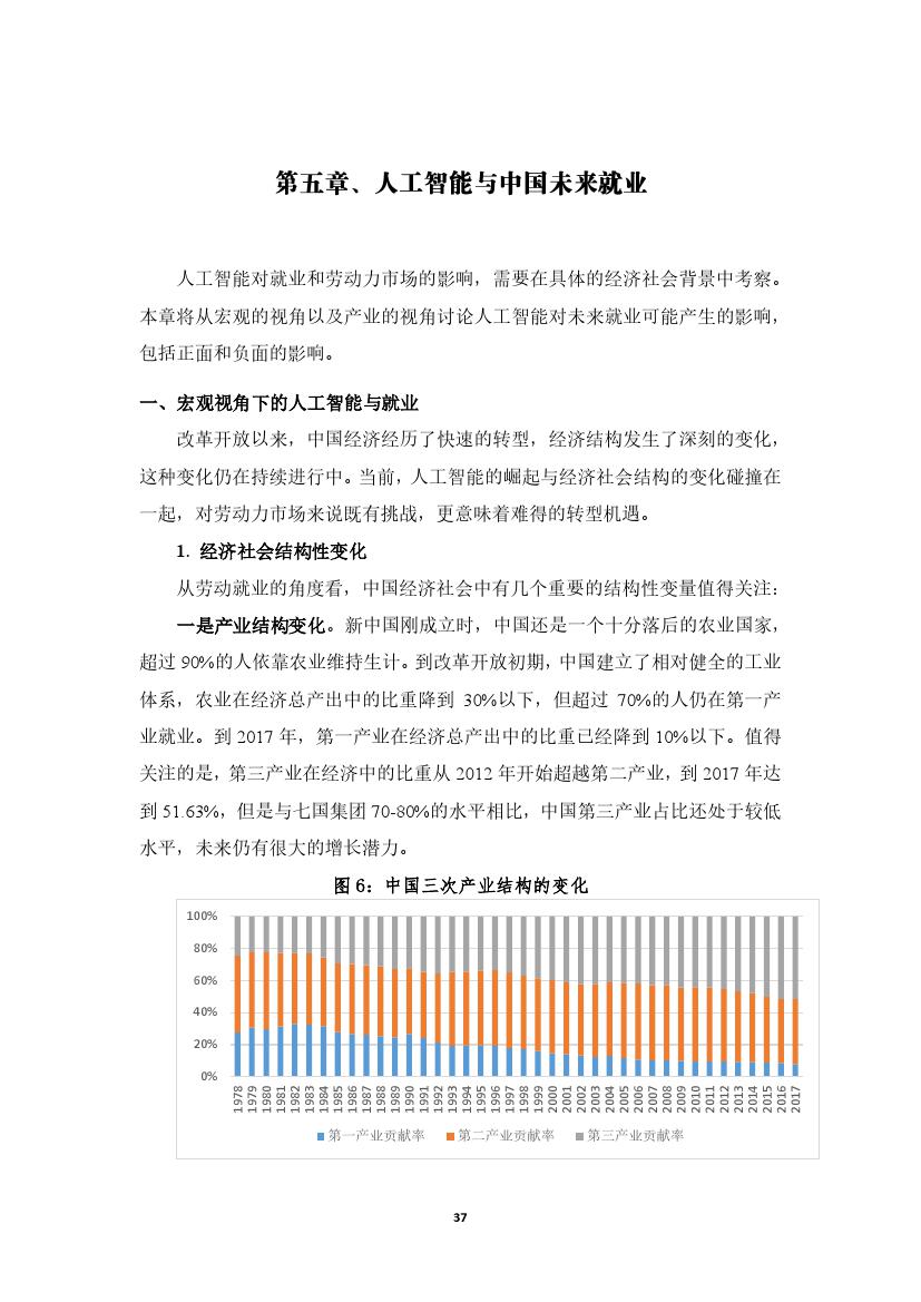 拥抱人工智能报告：中国未来就业的挑战与应对