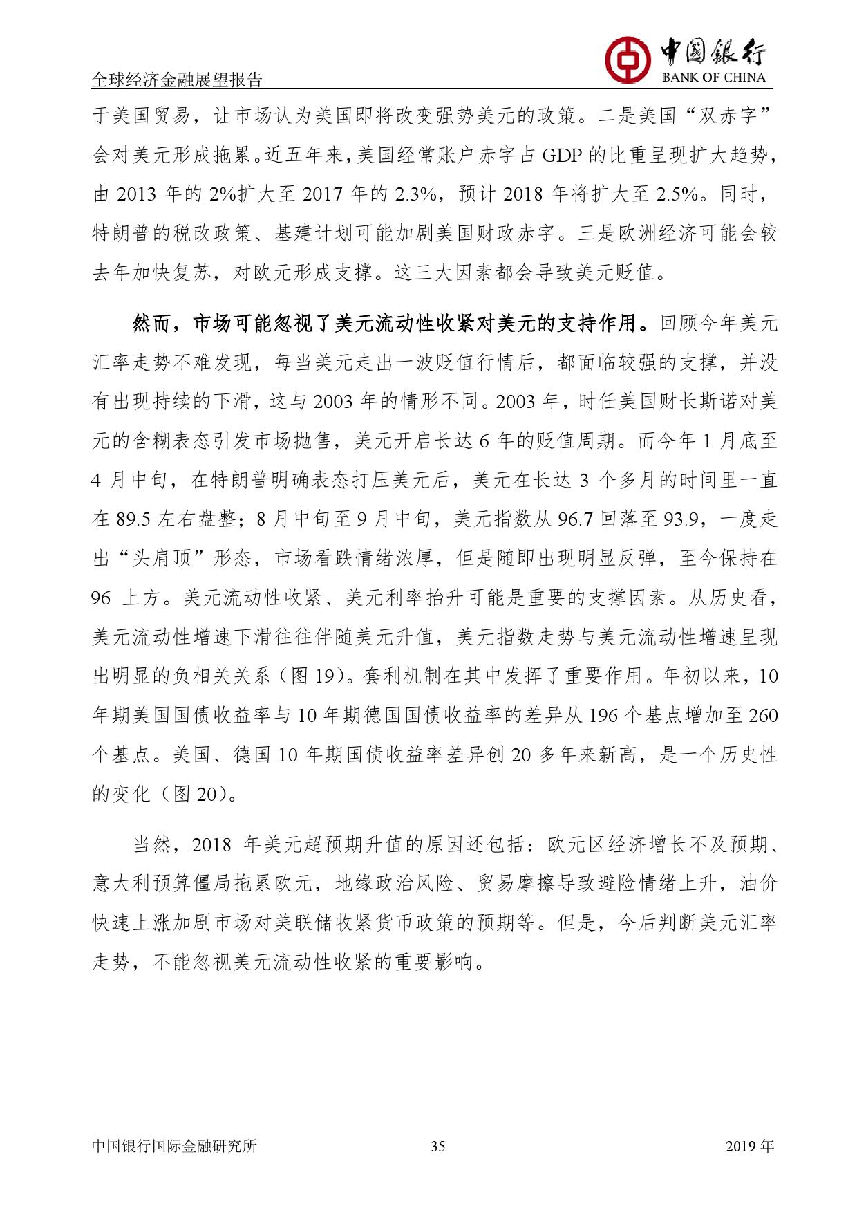 2019年经济报告_中国银行 2019年经济金融展望报告 Useit 知识库