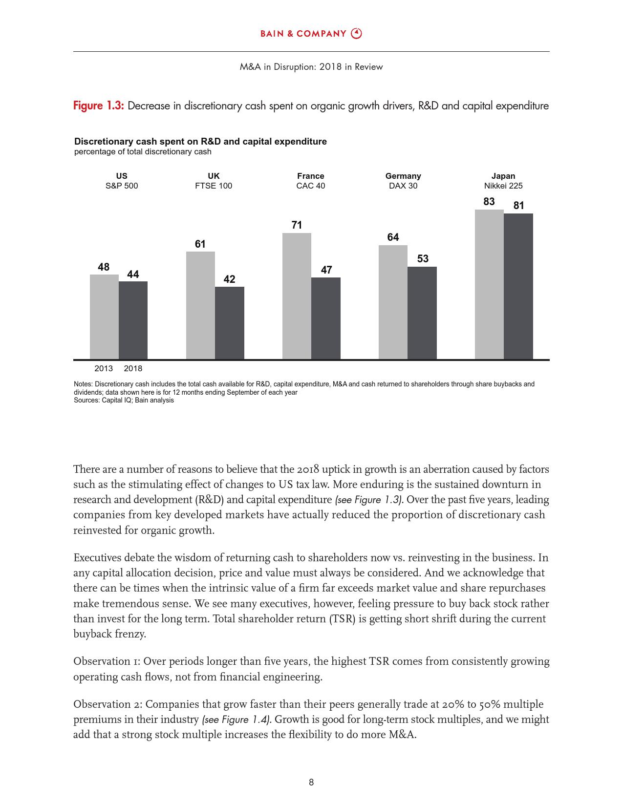 贝恩咨询:2018全球并购市场年度报告