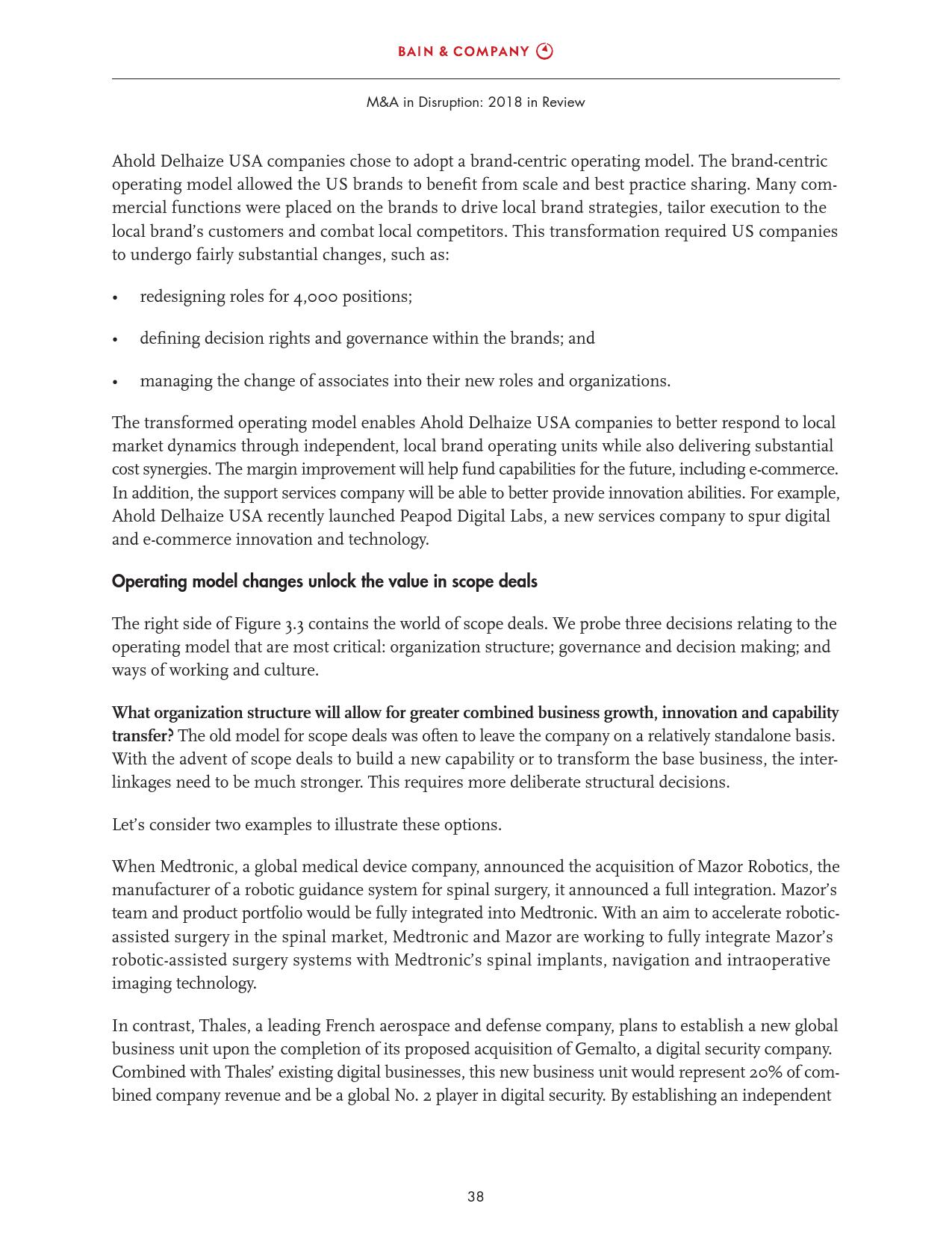 贝恩咨询:2018全球并购市场年度报告