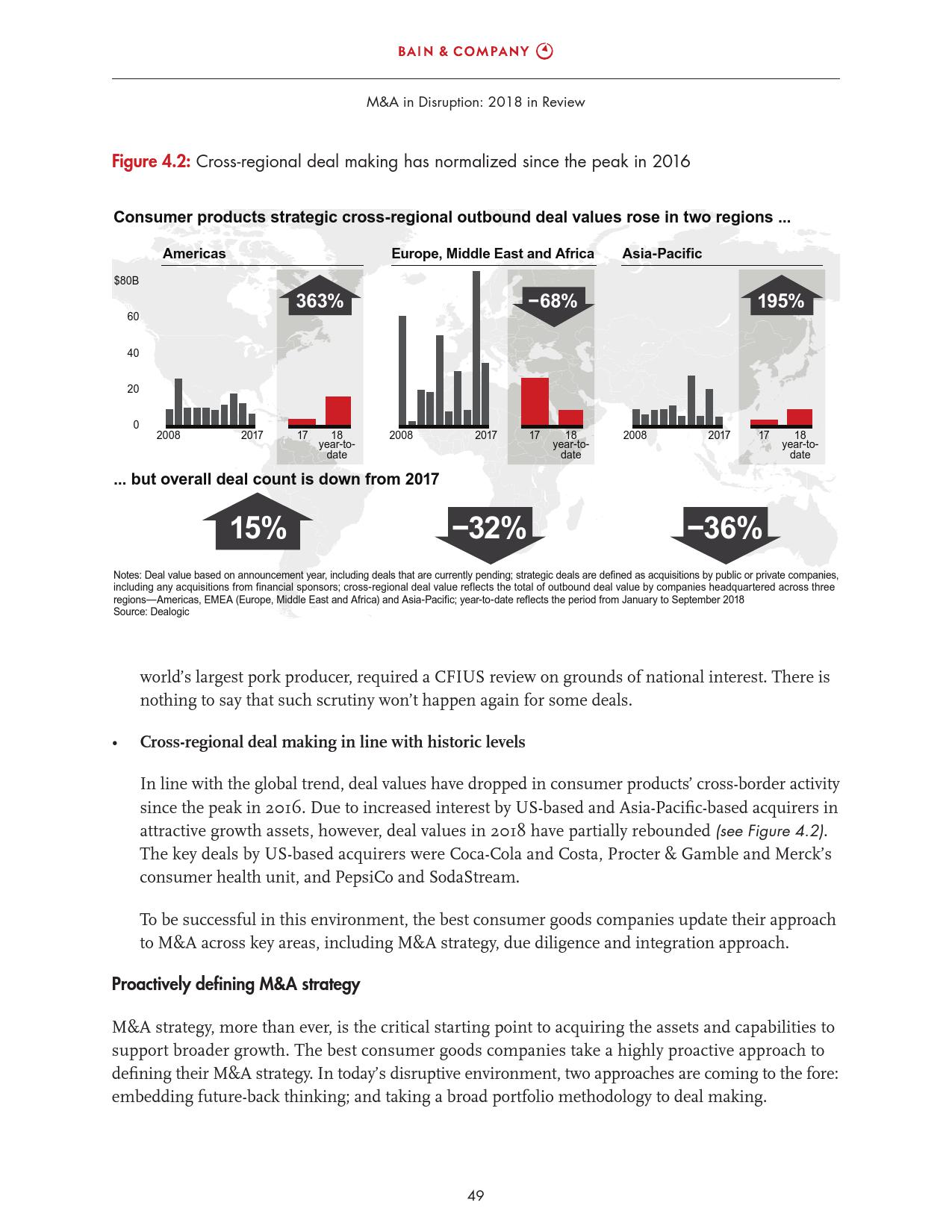 贝恩咨询:2018全球并购市场年度报告