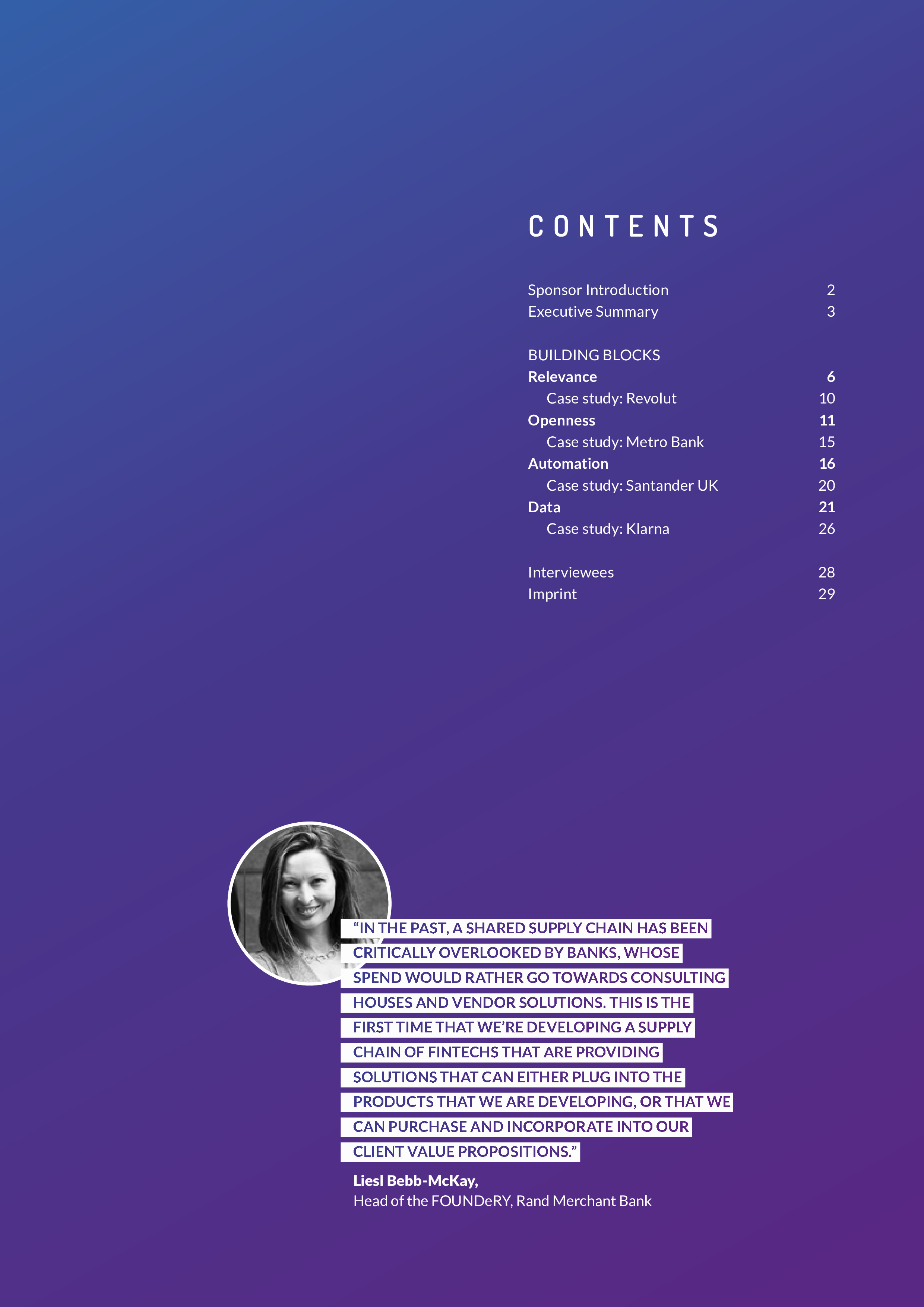 消除障碍:金融科技的新路报告