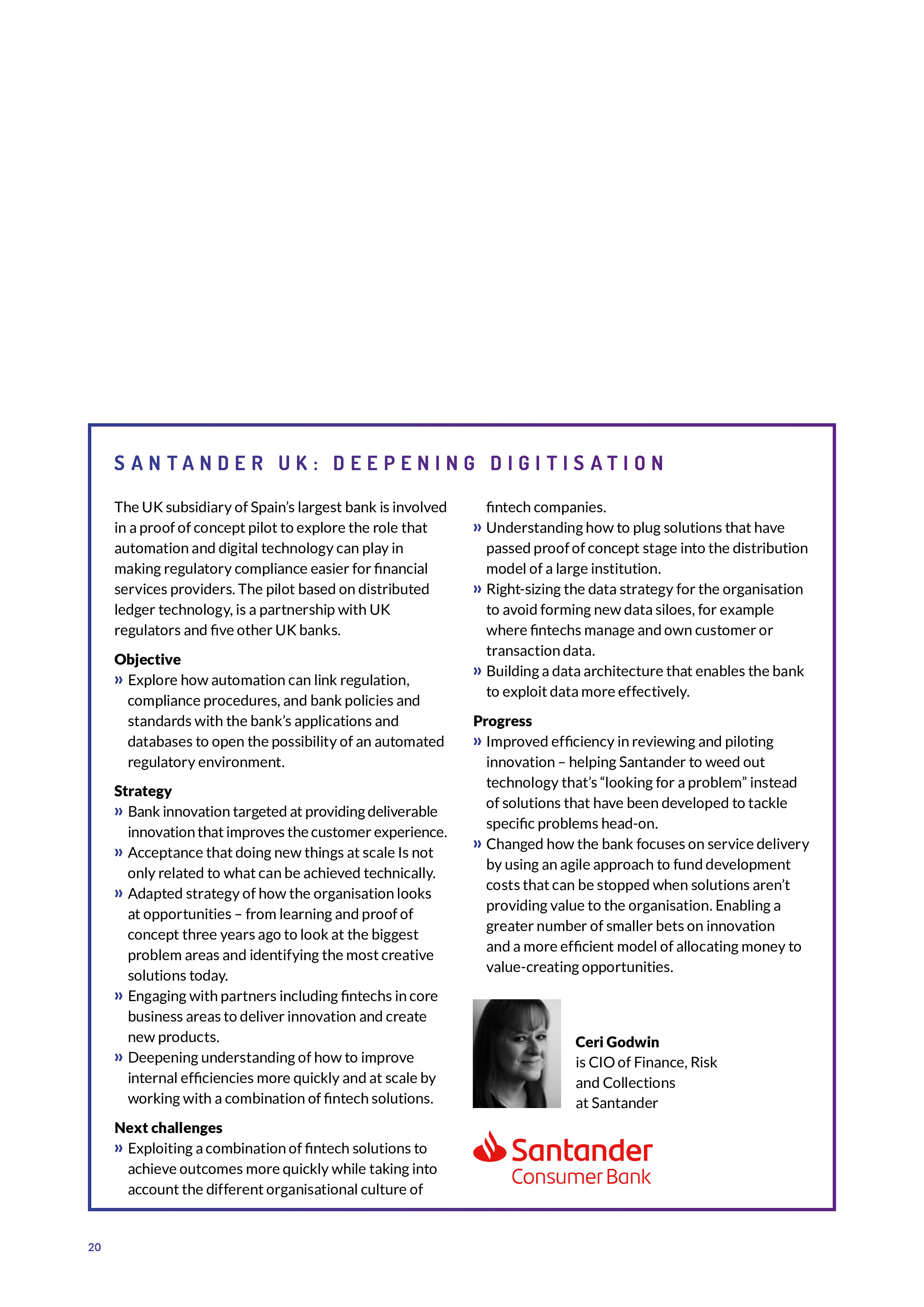 消除障碍:金融科技的新路报告