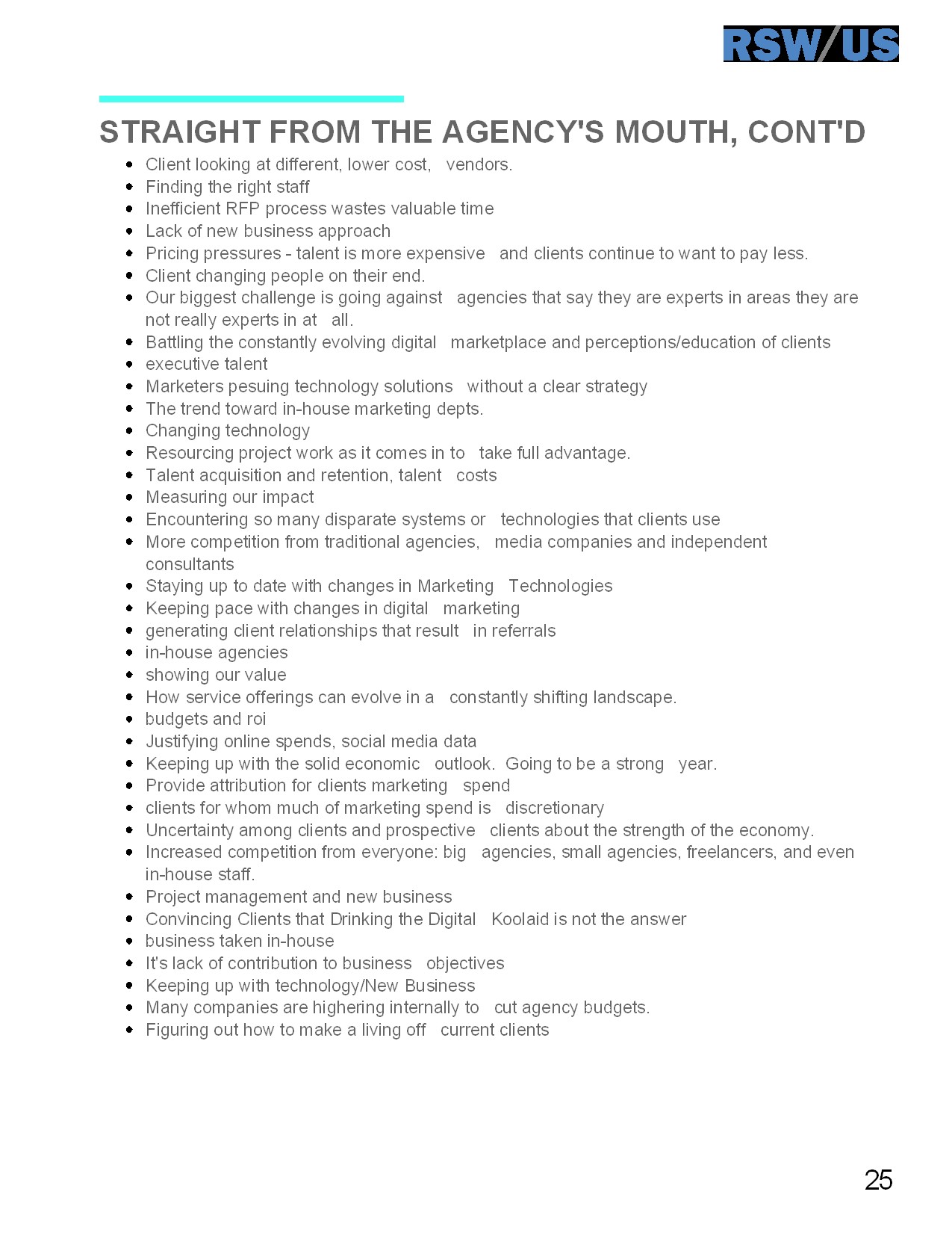 RSW/US:2019年营销概览