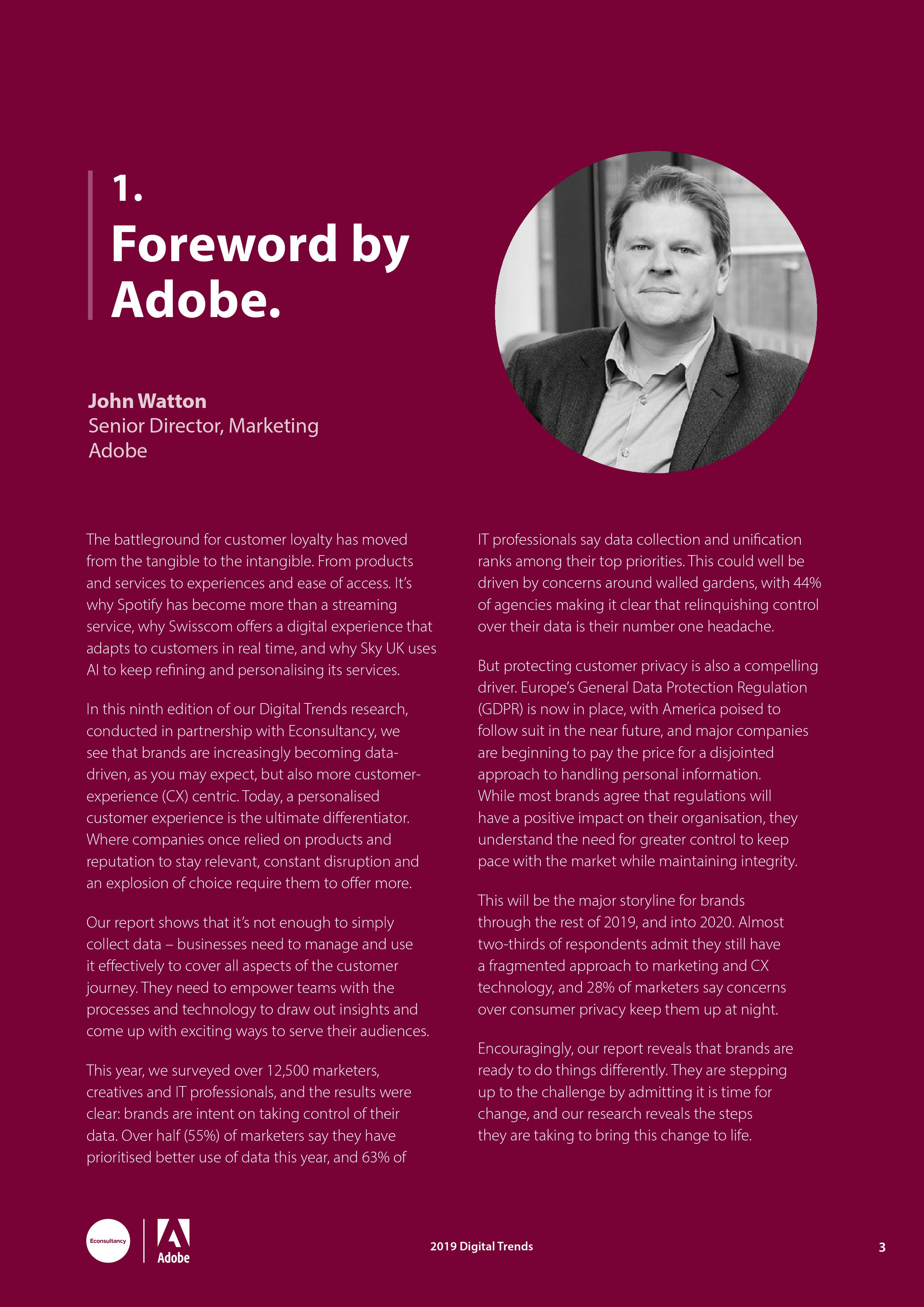 Econsultancy:2019年网络趋势报告