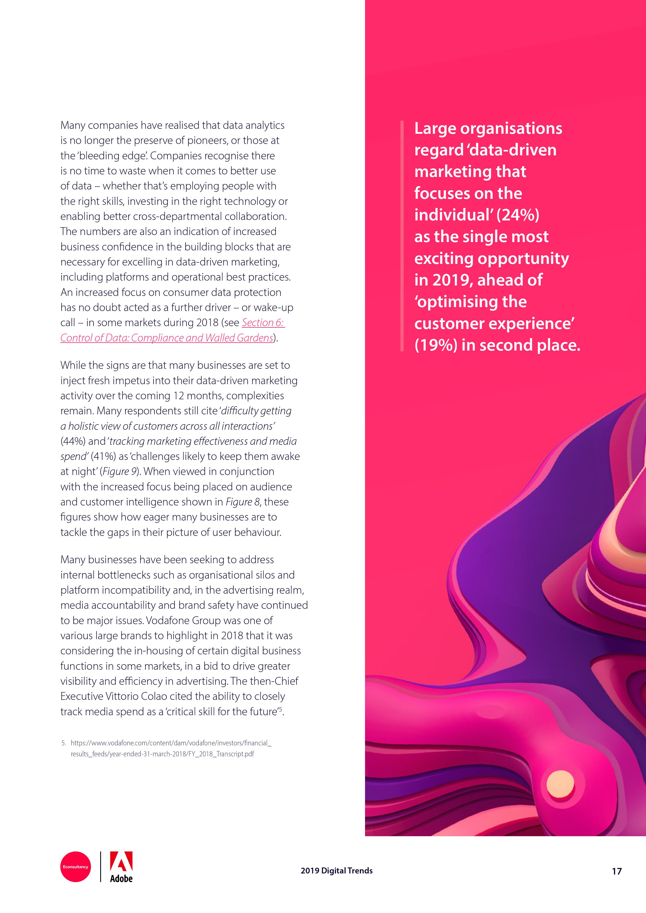 Econsultancy:2019年网络趋势报告