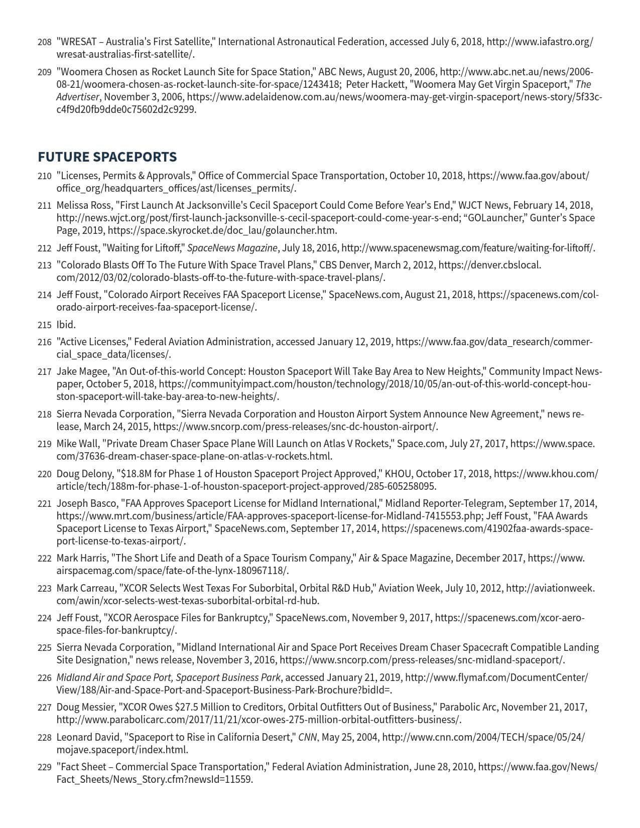 2019全球航天发射场报告