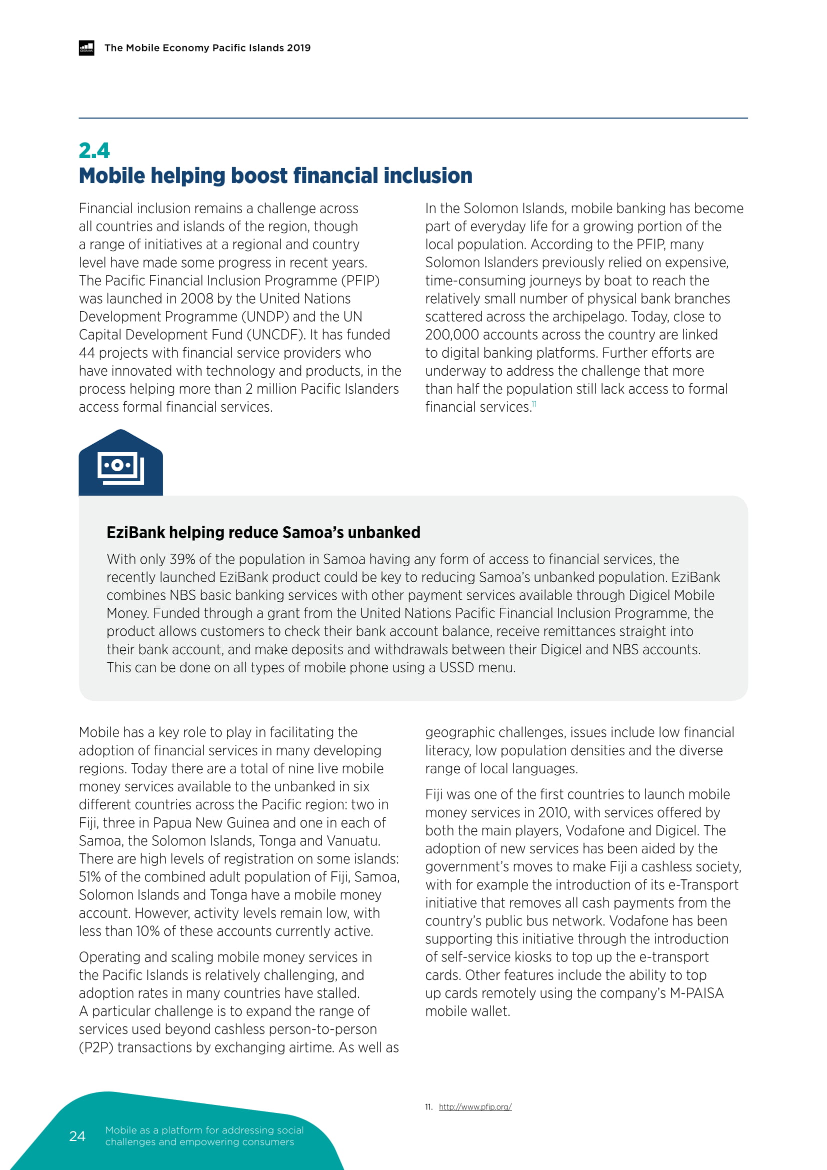 GSMA:2019太平洋岛国移动经济报告