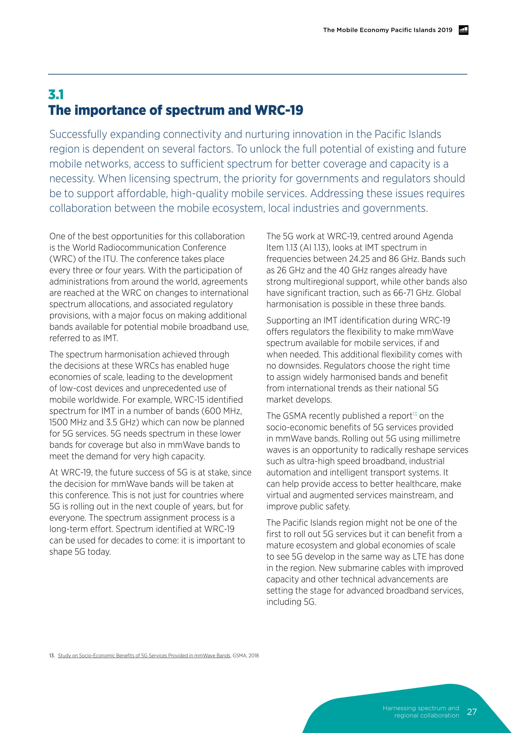 GSMA:2019太平洋岛国移动经济报告