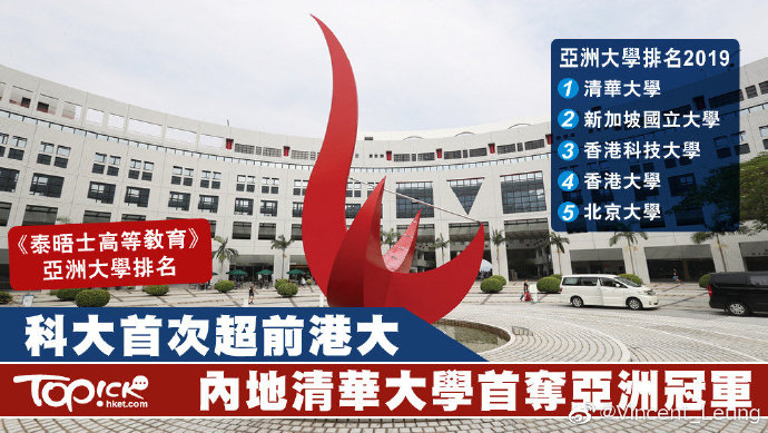 THE：2019年亚洲大学排名 清华首次亚洲登顶