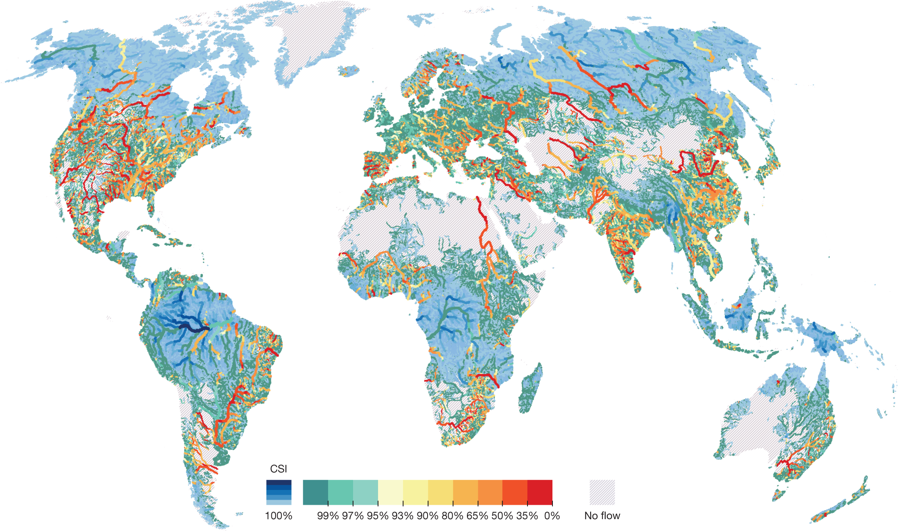 WWF:地球上较长的246条河流中 仅1/3还能自由流动