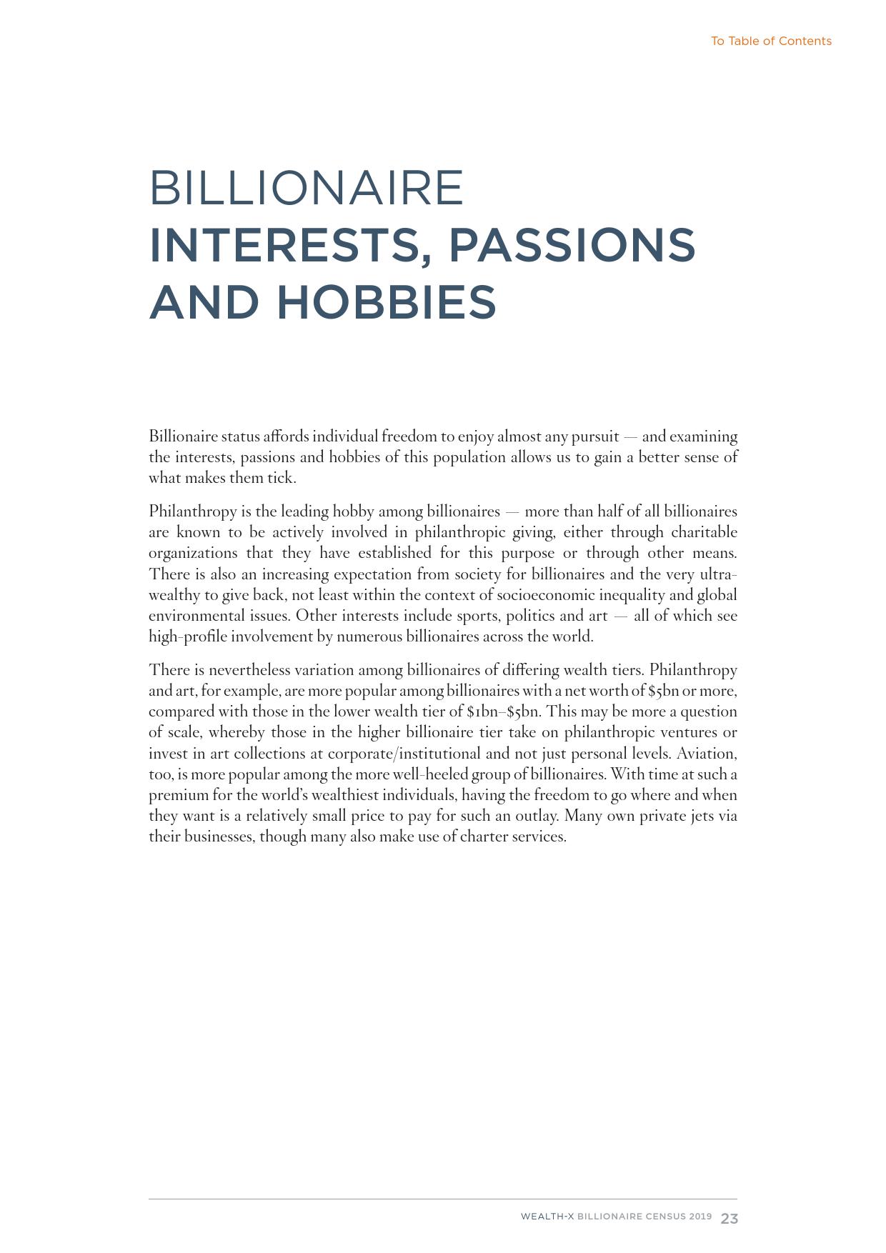 Wealth-X：2019亿万富豪人口普查报告