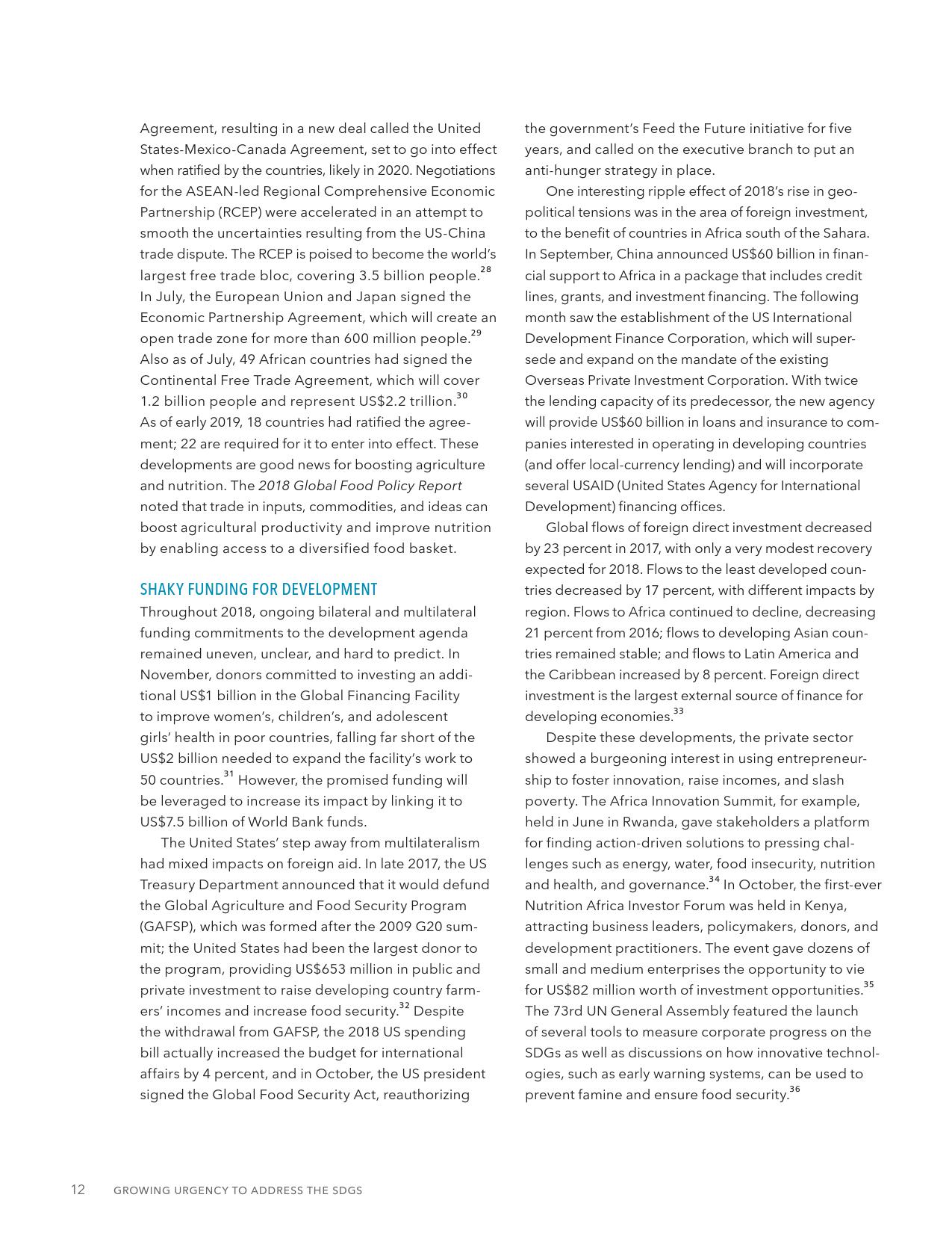 国际食物政策研究所:2019全球粮食政策报告(166页)