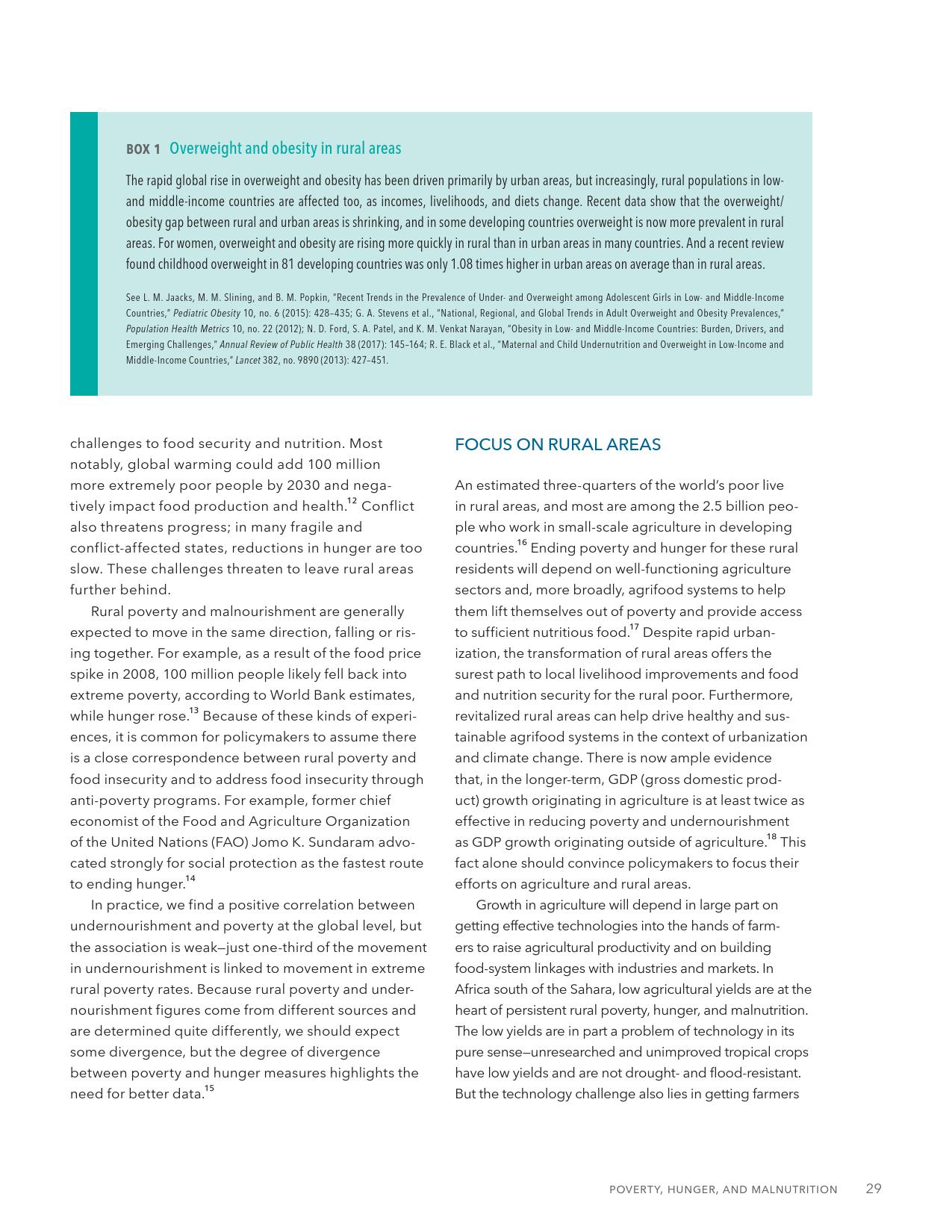 国际食物政策研究所:2019全球粮食政策报告(166页)