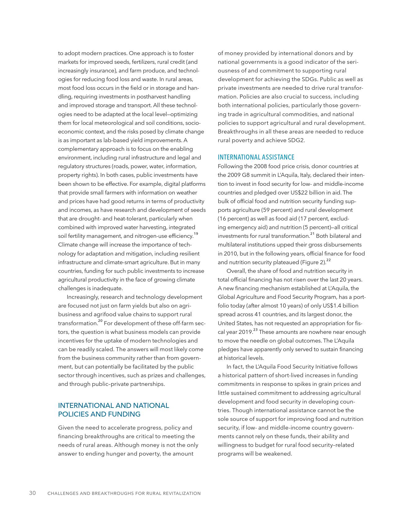 国际食物政策研究所:2019全球粮食政策报告(166页)