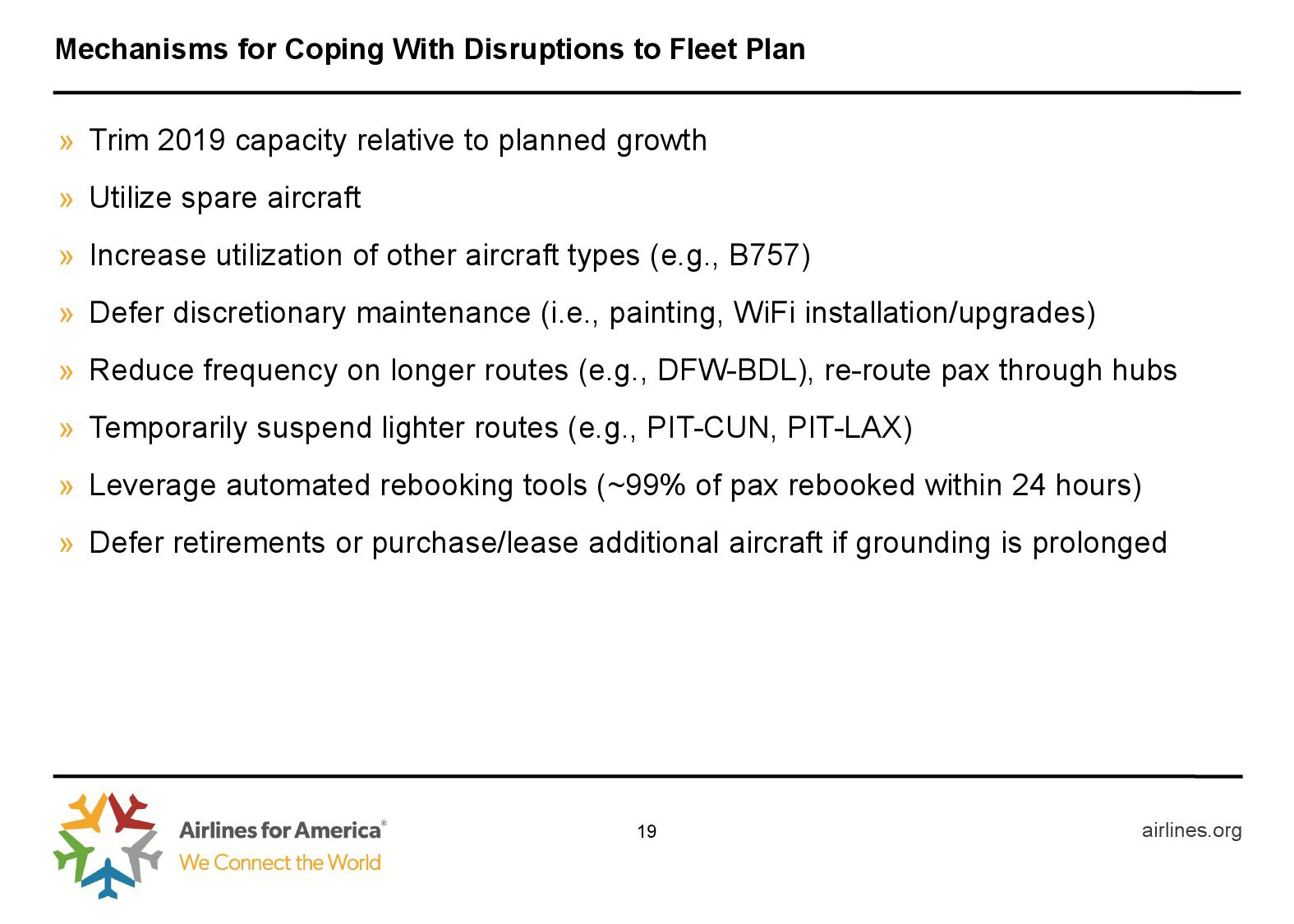 美国航空协会：预计2019年美国夏季航空客运量达2.57亿人次