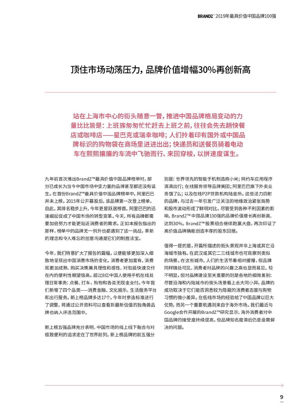 WPP凯度:2019最具价值中国品牌100强排行榜(199it)