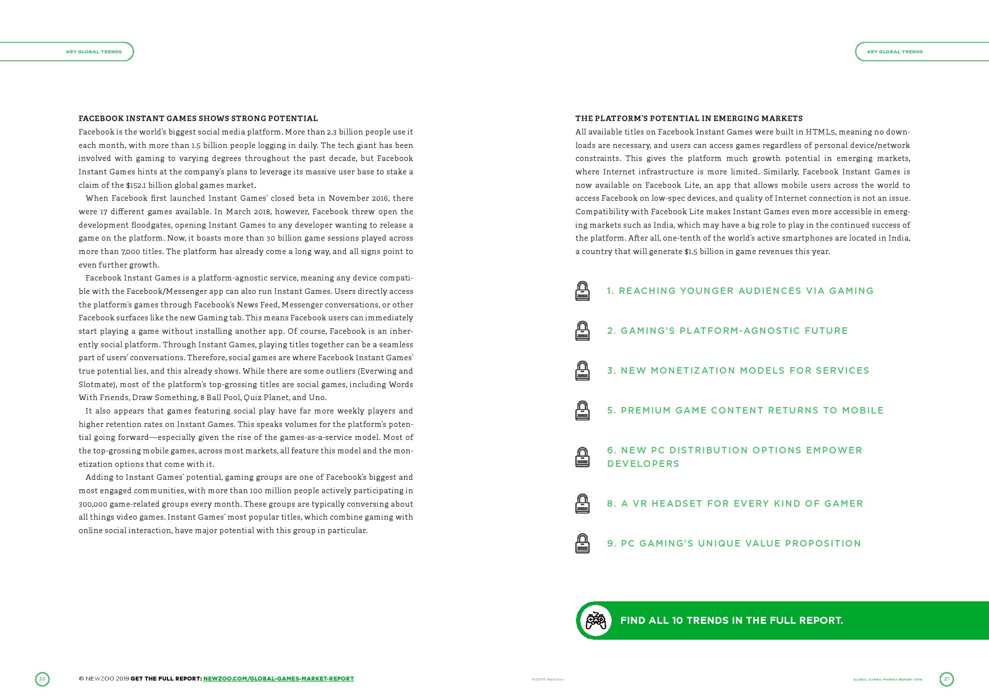 Newzoo:2019年全球游戏支出1521亿美元