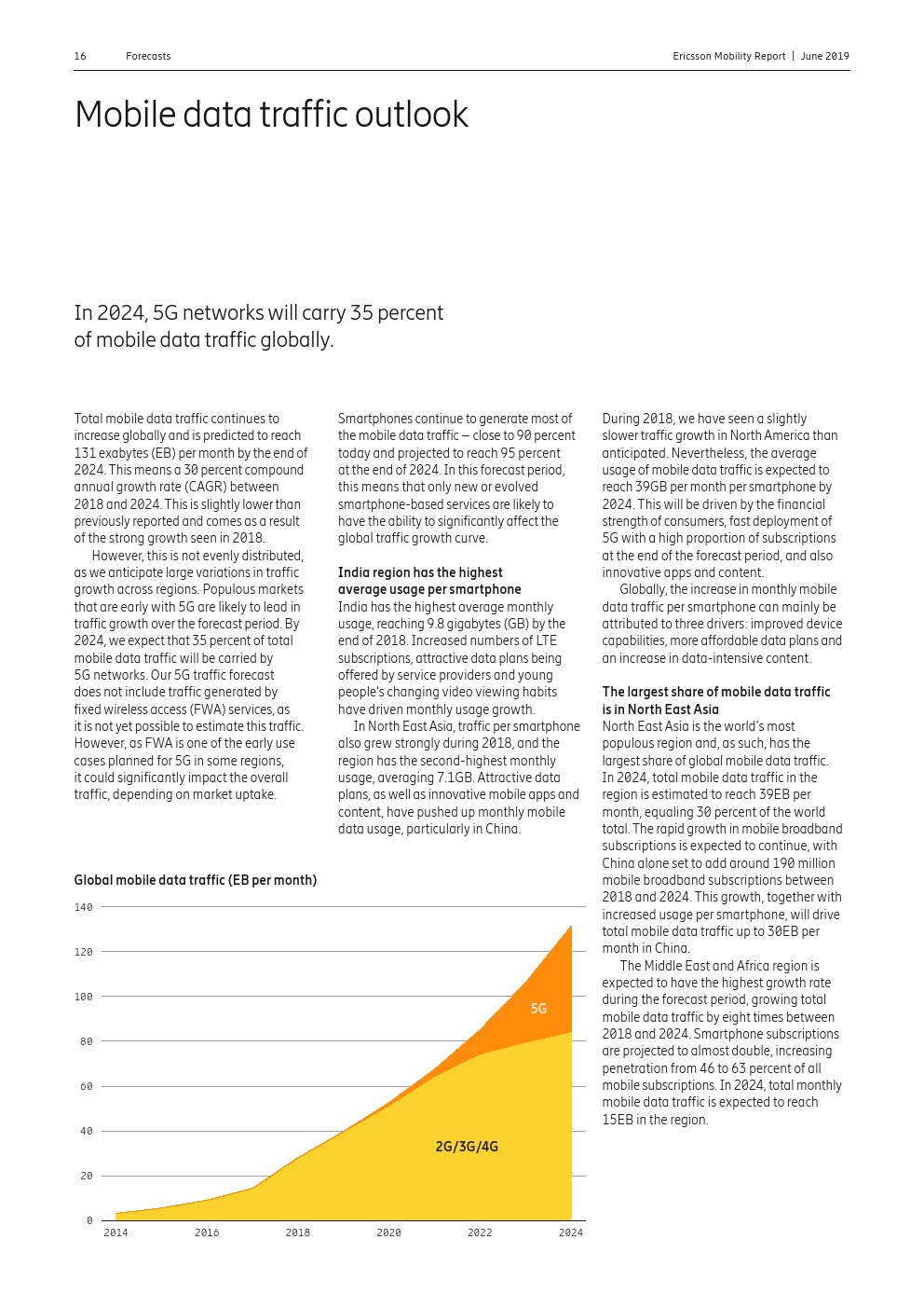 爱立信：2019年第一季度移动报告