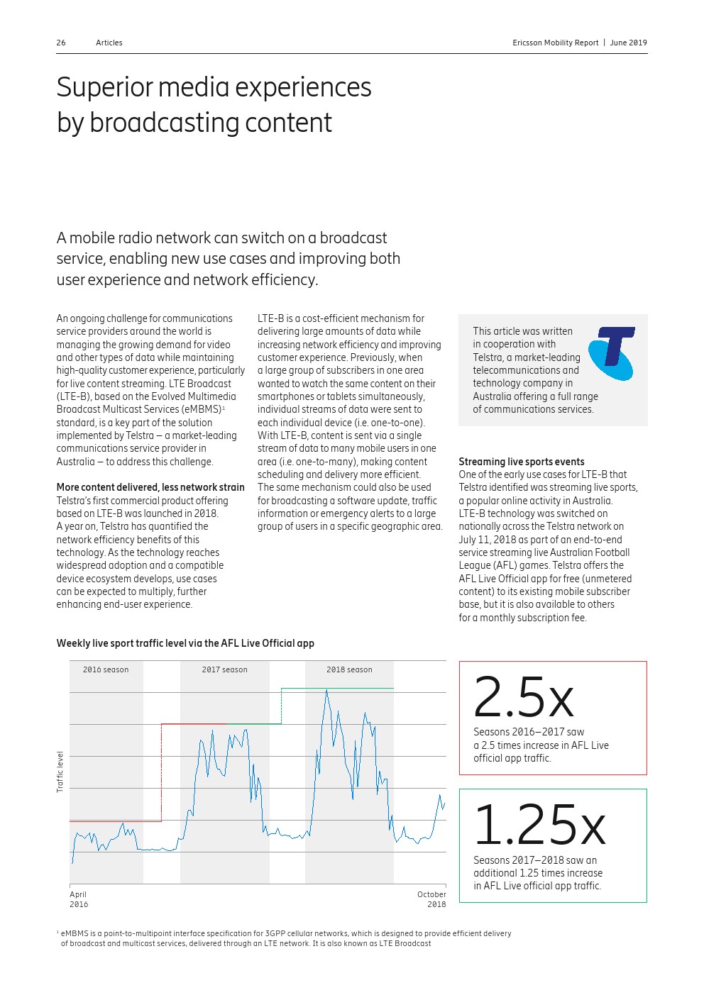 爱立信：2019年第一季度移动报告
