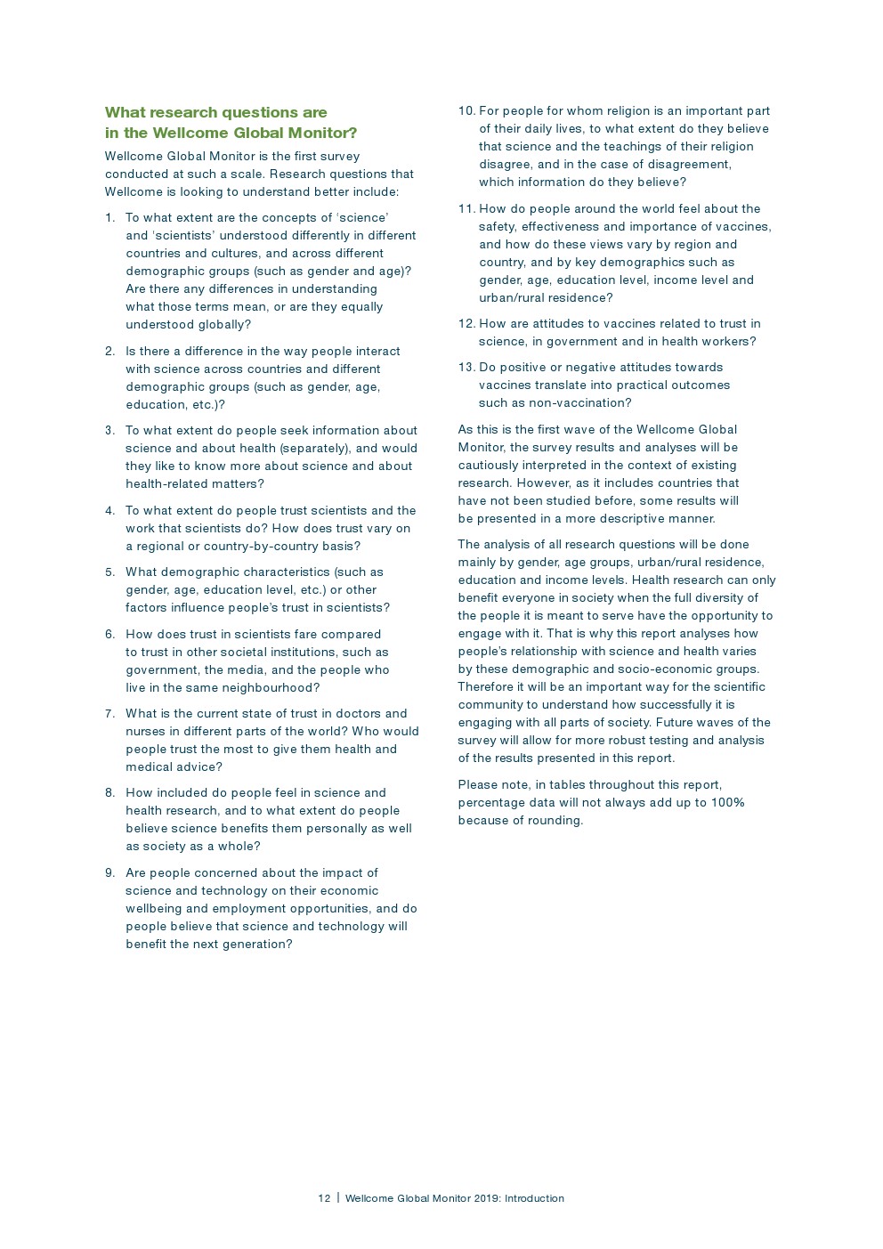 盖洛普：2018年全球科学和健康报告