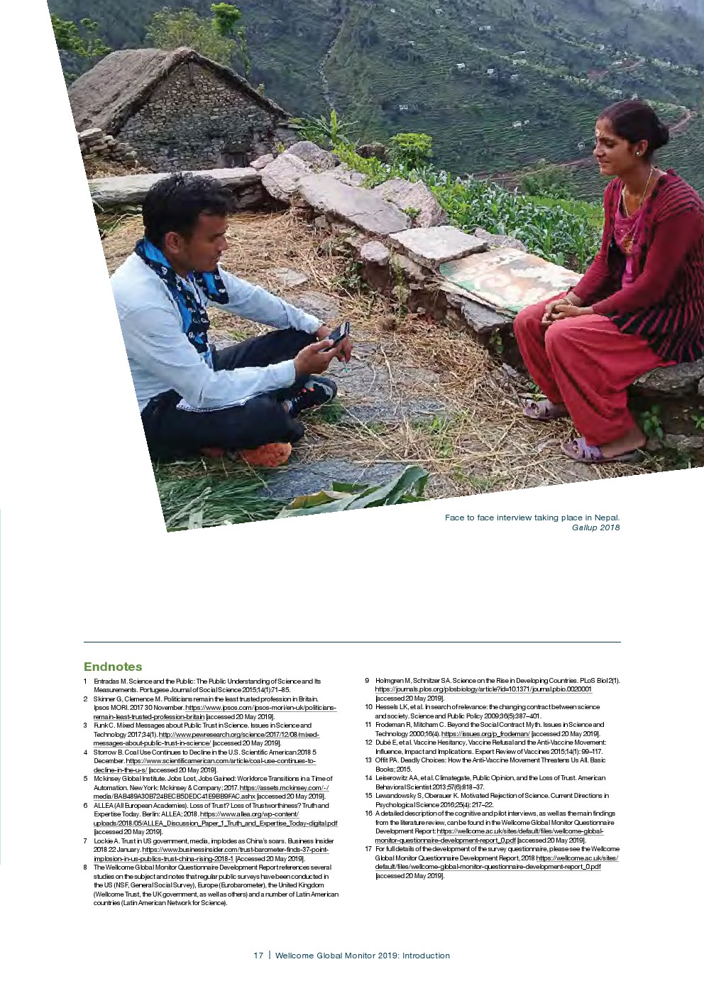 盖洛普：2018年全球科学和健康报告